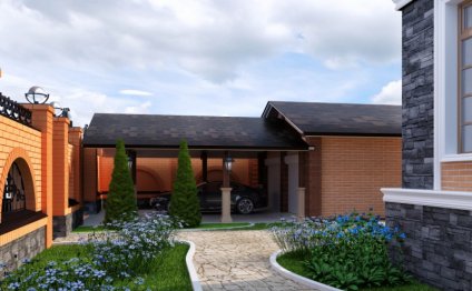 Landscape Design Of The Cottage